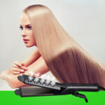 Piastra Capelli Titanio Ceramica - Liscia e Protegge