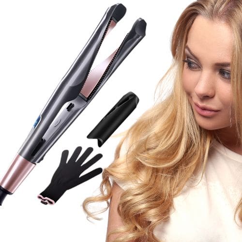 Piastra arricciacapelli 2-in-1 professionale - Lisci e Ricci Perfetti