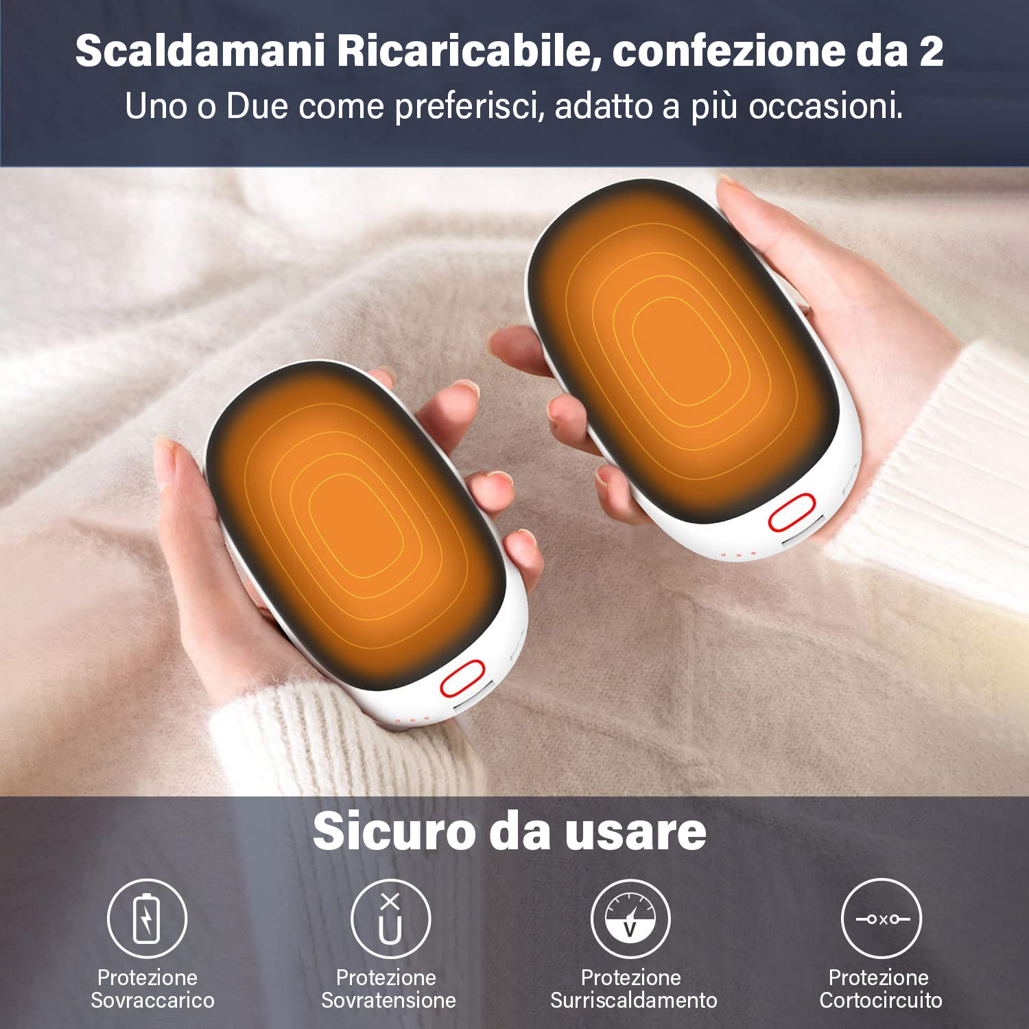 Mio Caldino - Riscaldatore Portatile Potente e Compatto - immagine 5