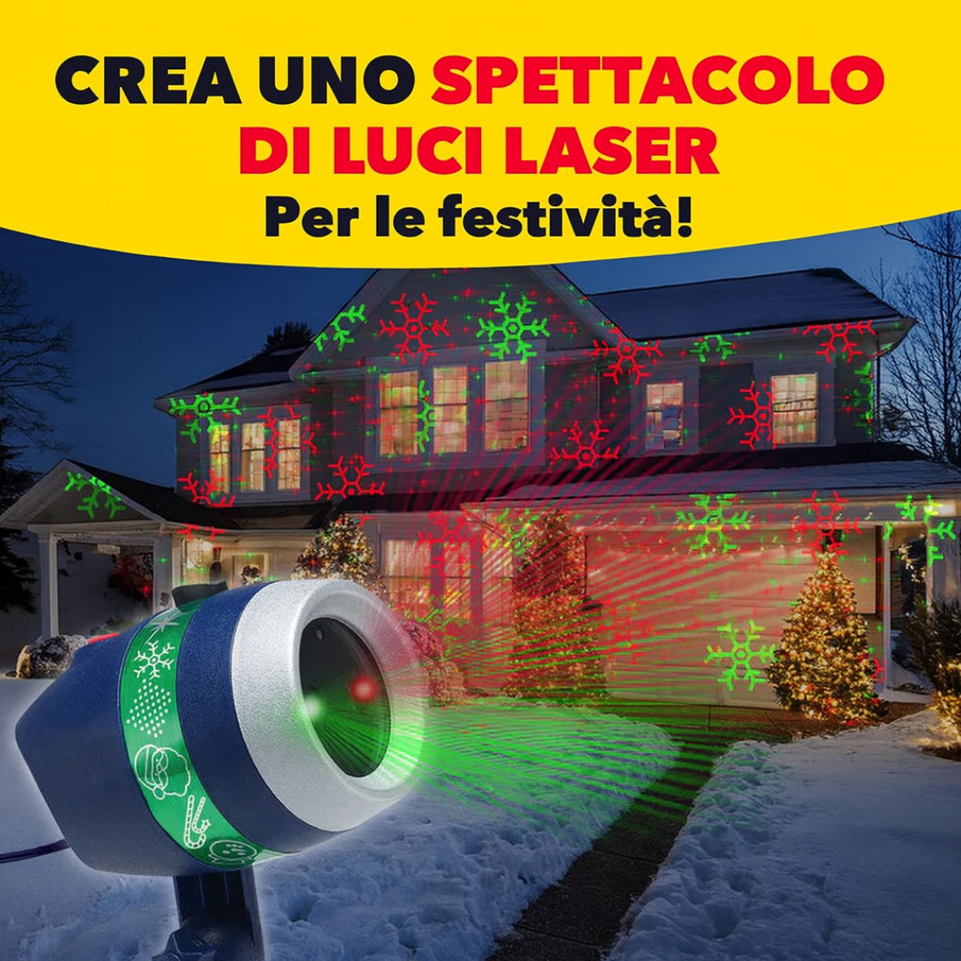 Unica Luce Laser con 45 Combinazioni Diverse 1+1 Gratis - immagine 3